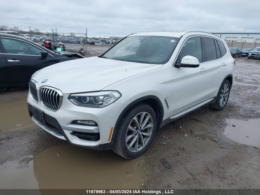 2019 BMW X3 VIN: 5UXTR9C57KLP90508 Lot: 11979963