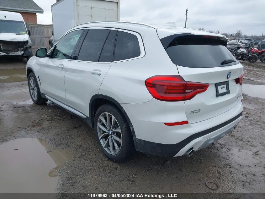 2019 BMW X3 VIN: 5UXTR9C57KLP90508 Lot: 11979963