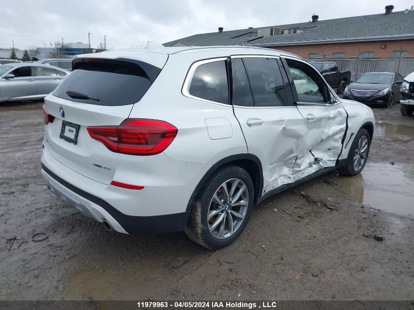 2019 BMW X3 VIN: 5UXTR9C57KLP90508 Lot: 11979963