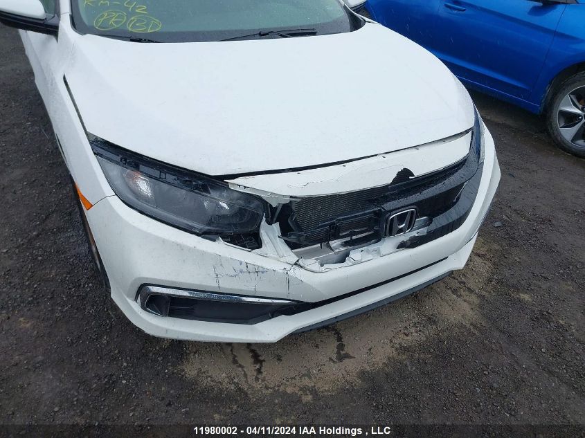 2019 Honda Civic VIN: 2HGFC2F59KH018285 Lot: 11980002