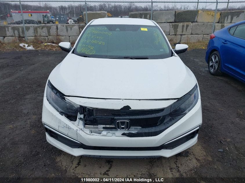 2019 Honda Civic VIN: 2HGFC2F59KH018285 Lot: 11980002