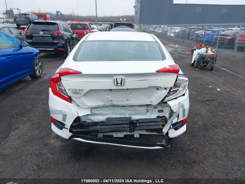 2019 Honda Civic VIN: 2HGFC2F59KH018285 Lot: 11980002