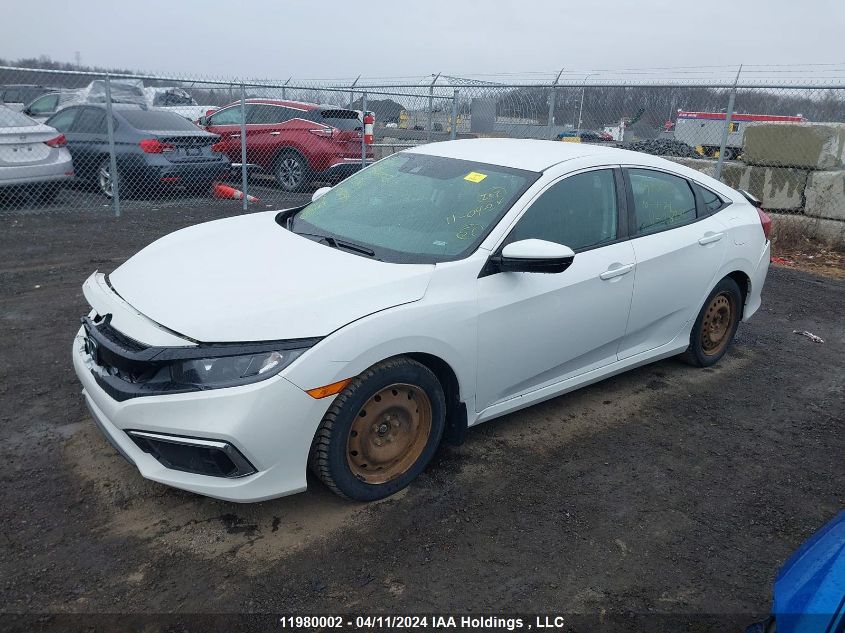 2019 Honda Civic VIN: 2HGFC2F59KH018285 Lot: 11980002