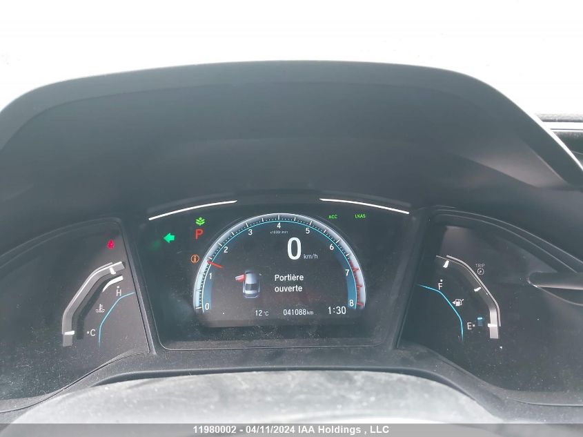 2019 Honda Civic VIN: 2HGFC2F59KH018285 Lot: 11980002