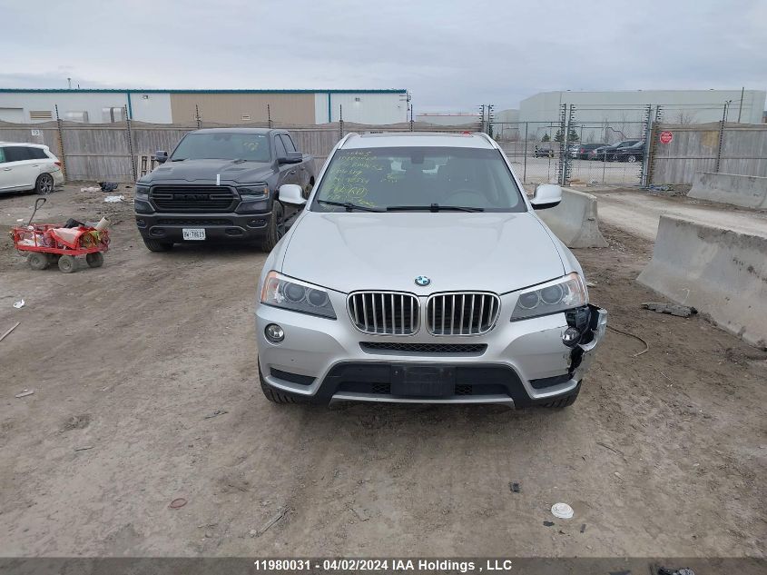 2014 BMW X3 VIN: 5UXWX9C50E0D10319 Lot: 11980031