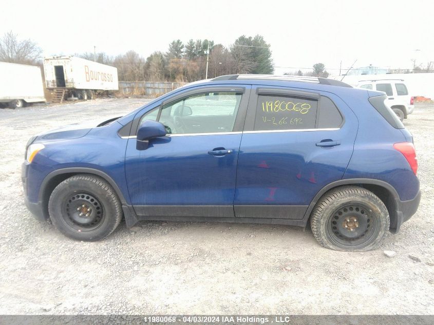 2016 Chevrolet Trax VIN: 3GNCJLSB3GL266692 Lot: 11980068