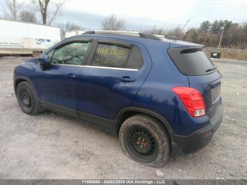 2016 Chevrolet Trax VIN: 3GNCJLSB3GL266692 Lot: 11980068