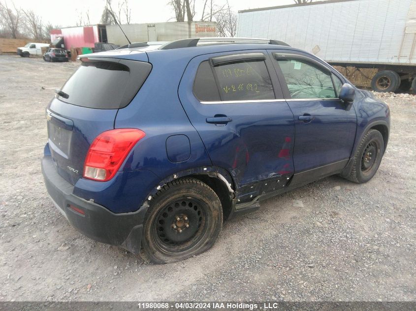 2016 Chevrolet Trax VIN: 3GNCJLSB3GL266692 Lot: 11980068