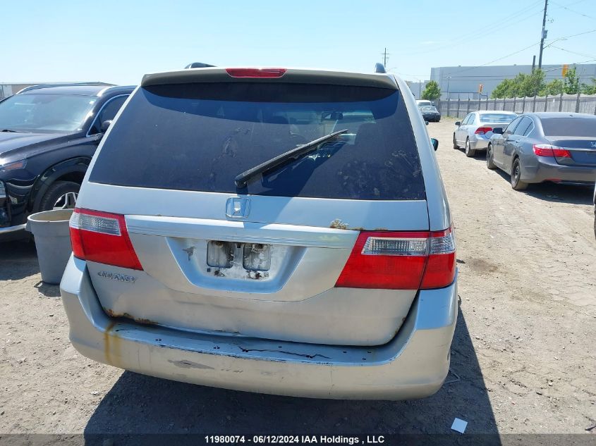 2006 Honda Odyssey VIN: 5FNRL38406B502069 Lot: 11980074