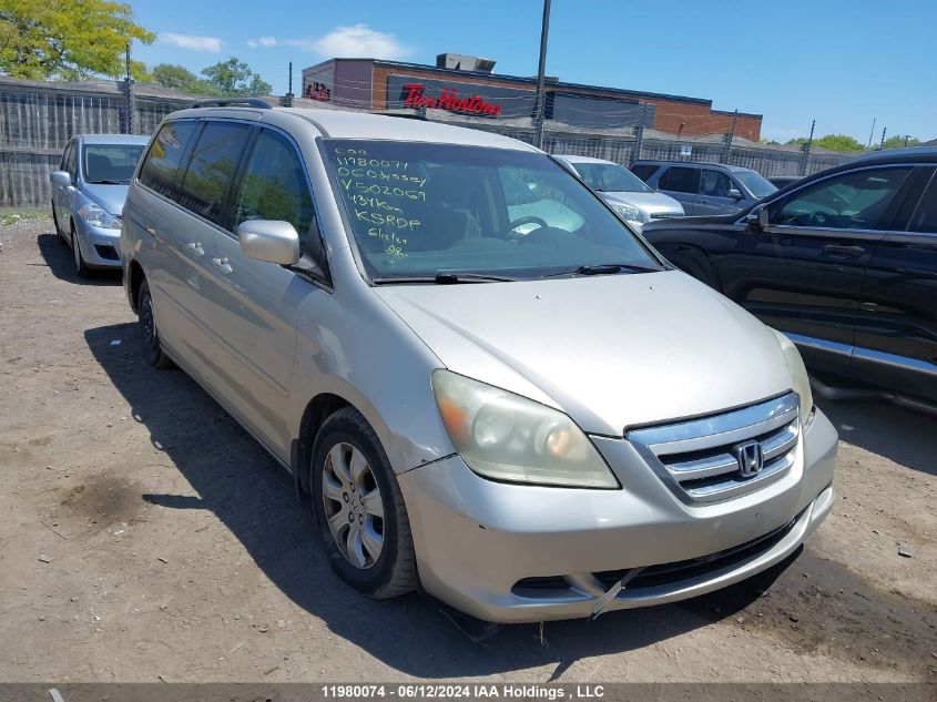 2006 Honda Odyssey VIN: 5FNRL38406B502069 Lot: 11980074