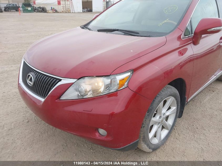 2012 Lexus Rx 350 VIN: 2T2BK1BA5CC140632 Lot: 11980143