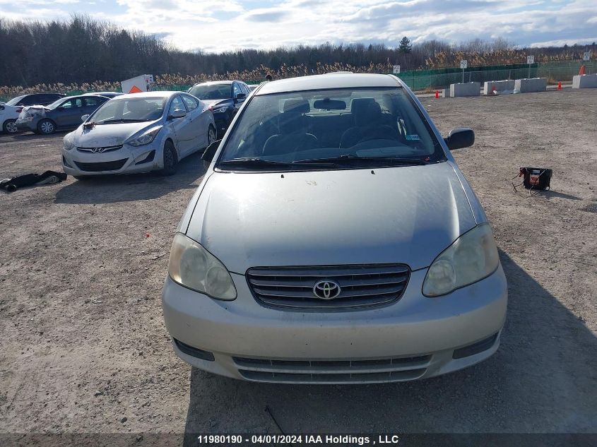 2003 Toyota Corolla VIN: 2T1BR32E63C704450 Lot: 11980190