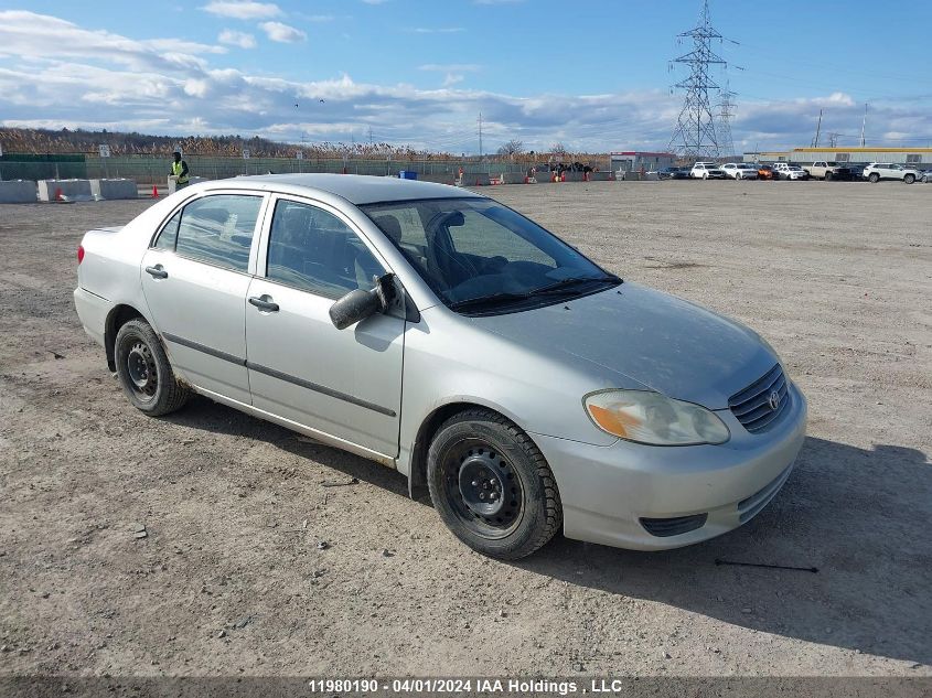 2003 Toyota Corolla VIN: 2T1BR32E63C704450 Lot: 11980190