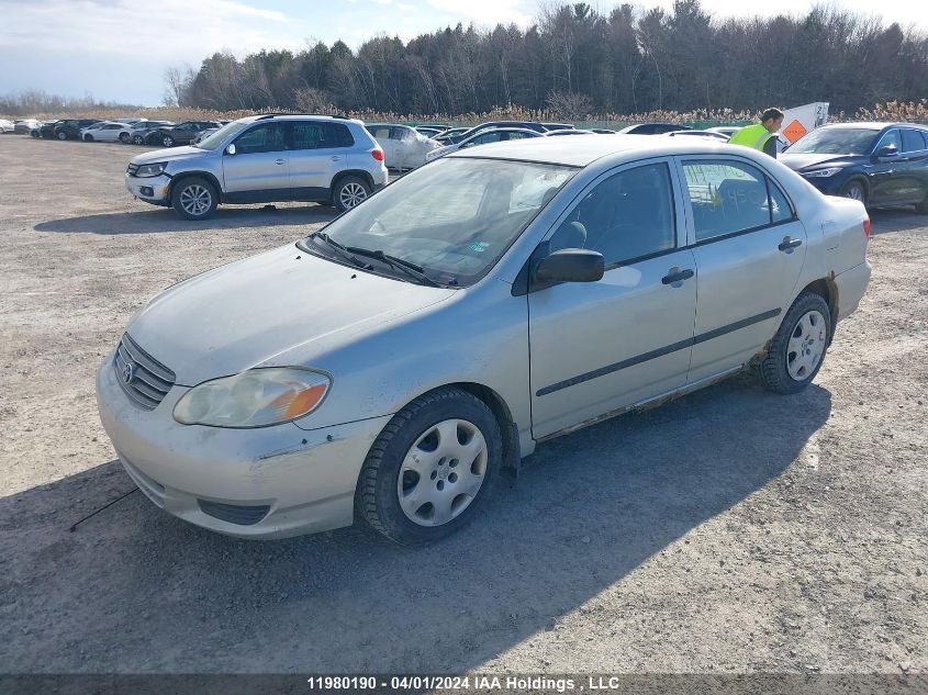 2003 Toyota Corolla VIN: 2T1BR32E63C704450 Lot: 11980190