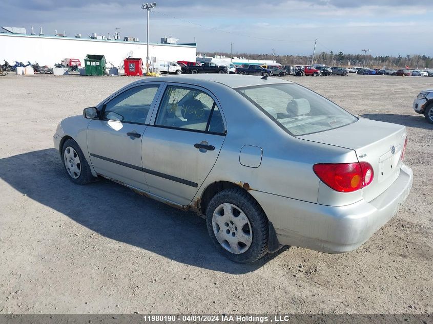 2003 Toyota Corolla VIN: 2T1BR32E63C704450 Lot: 11980190