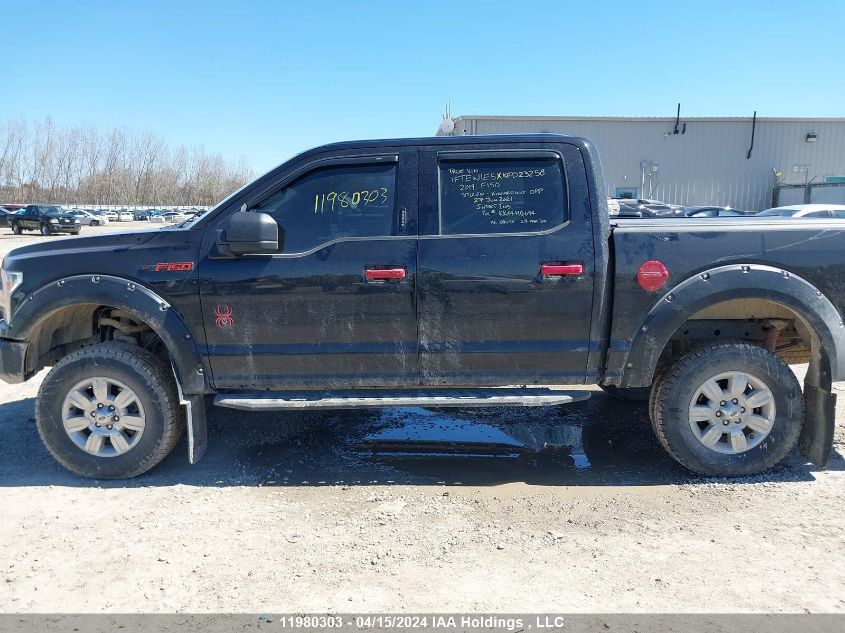 2019 Ford F-150 VIN: 1FTEW1E5XKFD23258 Lot: 11980303