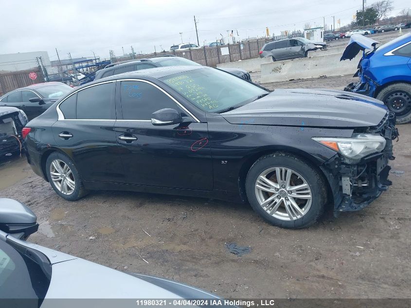 2014 Infiniti Q50 VIN: JN1BV7AR7EM692194 Lot: 11980321