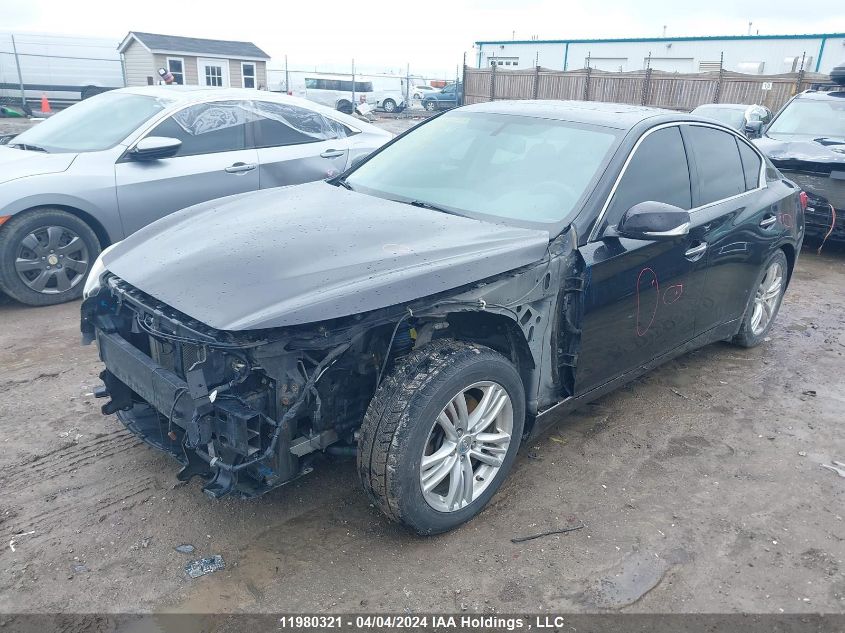 2014 Infiniti Q50 VIN: JN1BV7AR7EM692194 Lot: 11980321