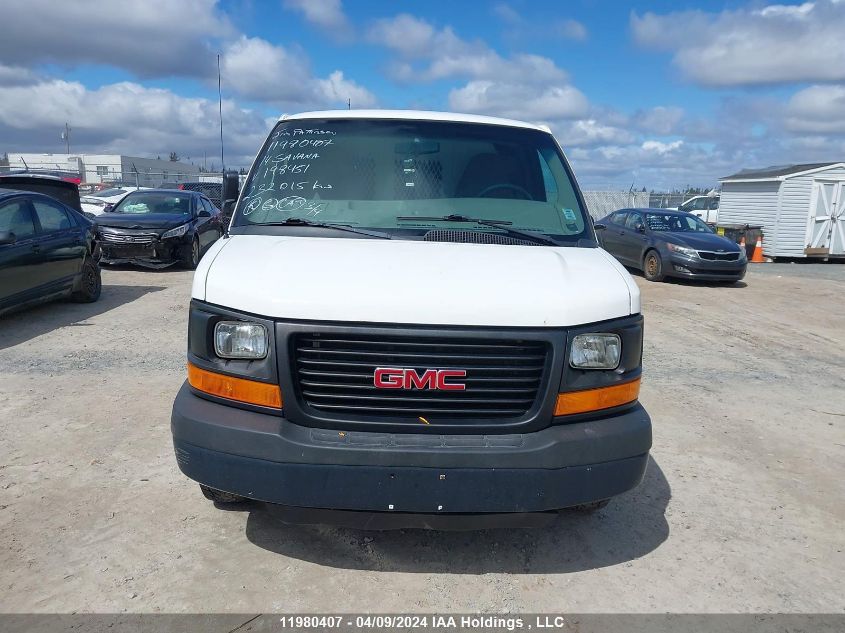 2014 GMC Savana Cargo Van VIN: 1GTW7GCA2E1195877 Lot: 39259066