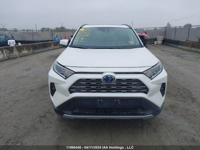 2021 Toyota Rav4 Hybrid Limited VIN: 2T3DWRFV0MW107428 Lot: 11980448