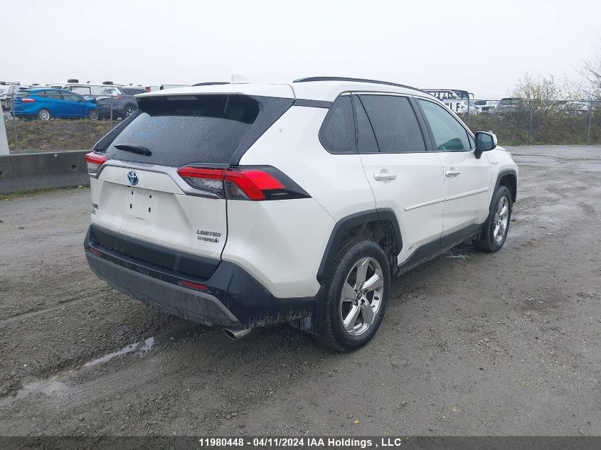 2021 Toyota Rav4 Hybrid Limited VIN: 2T3DWRFV0MW107428 Lot: 11980448