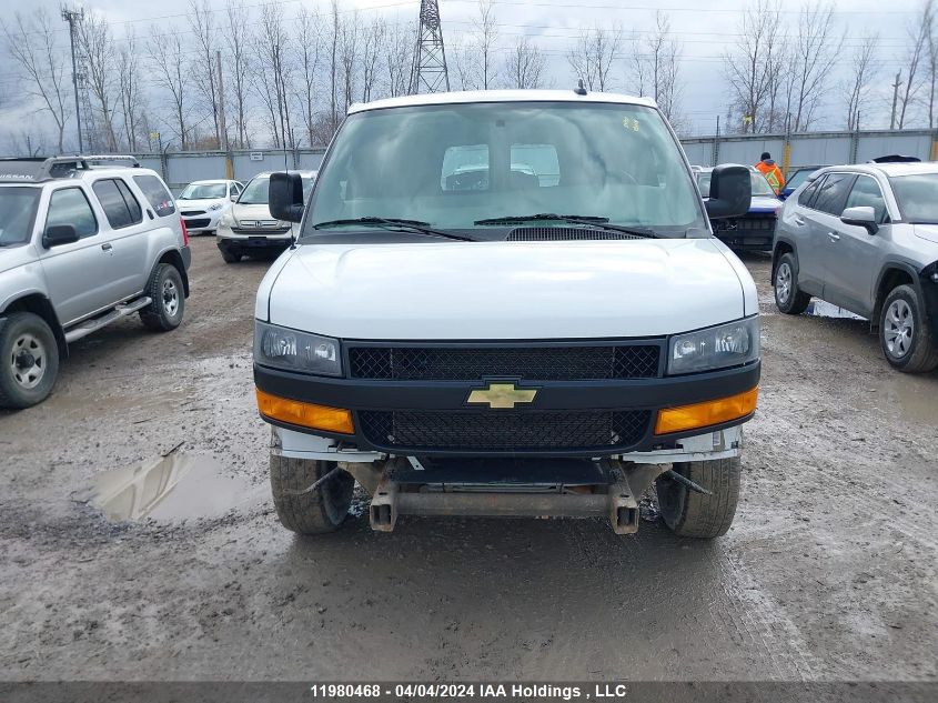 2021 Chevrolet Express Cargo Van VIN: 1GCWGBFP7M1191261 Lot: 11980468