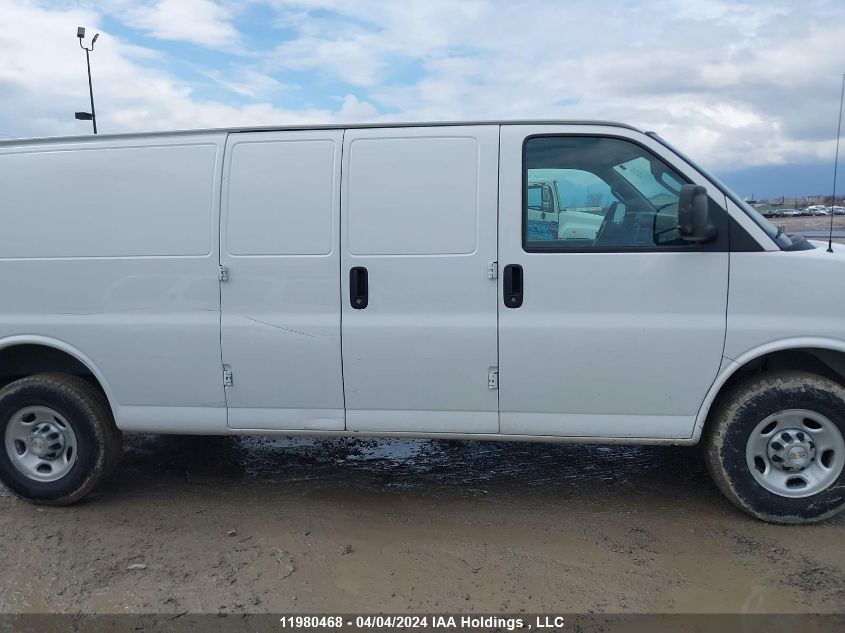 2021 Chevrolet Express Cargo Van VIN: 1GCWGBFP7M1191261 Lot: 11980468
