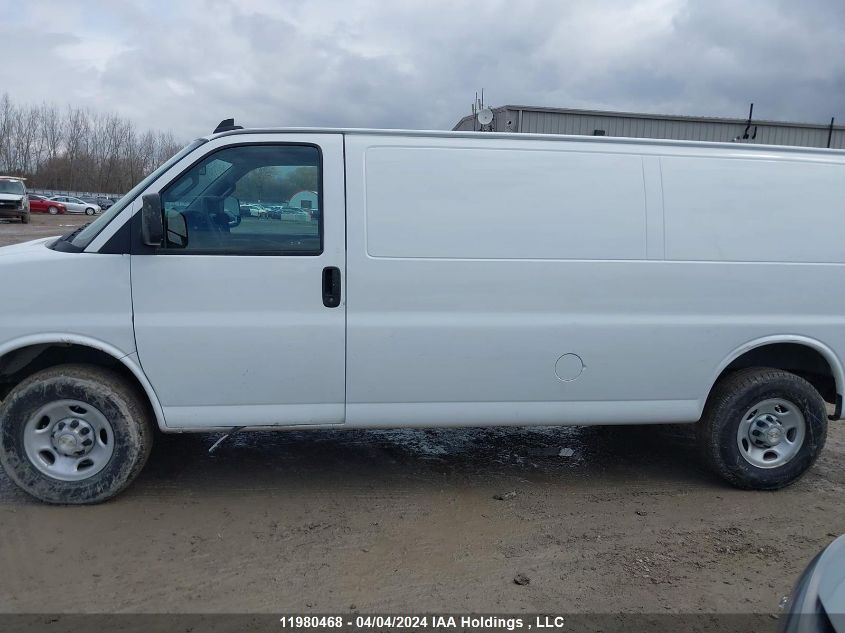 2021 Chevrolet Express Cargo Van VIN: 1GCWGBFP7M1191261 Lot: 11980468