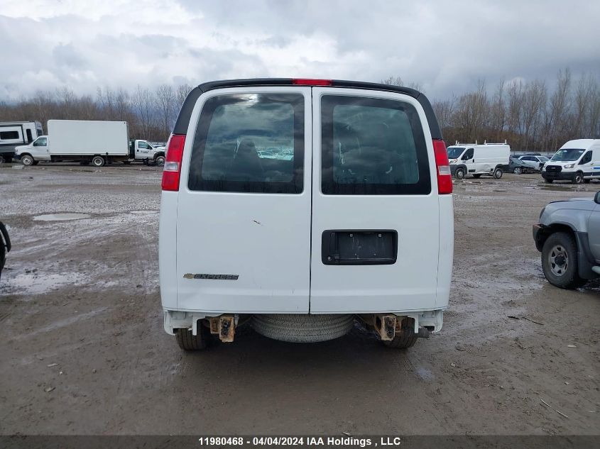 2021 Chevrolet Express Cargo Van VIN: 1GCWGBFP7M1191261 Lot: 11980468