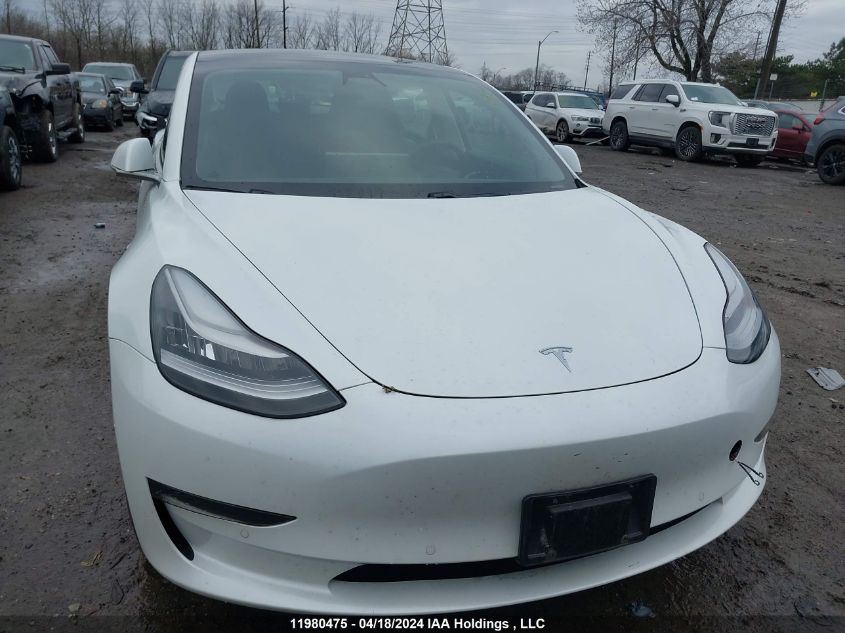 2020 Tesla Model 3 VIN: 5YJ3E1EB2LF789191 Lot: 11980475