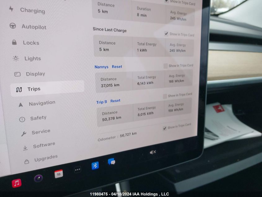 2020 Tesla Model 3 VIN: 5YJ3E1EB2LF789191 Lot: 11980475