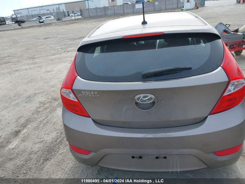 2013 Hyundai Accent Gl VIN: KMHCT5AE2DU115527 Lot: 11980495