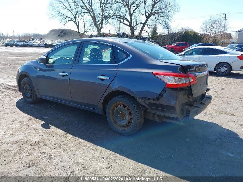 2015 Nissan Sentra VIN: 3N1AB7AP3FL649342 Lot: 11980531