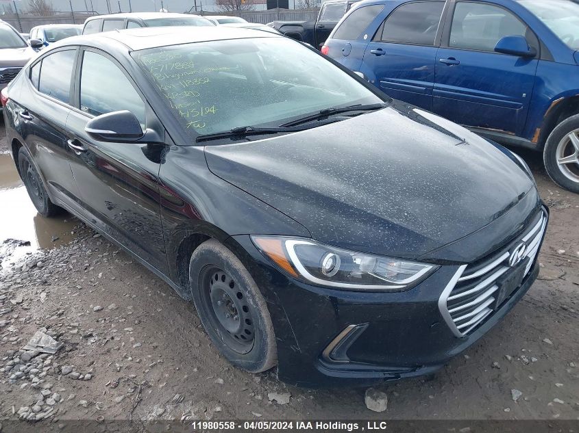 2018 Hyundai Elantra Gl Se VIN: KMHD84LFXJU717884 Lot: 11980558