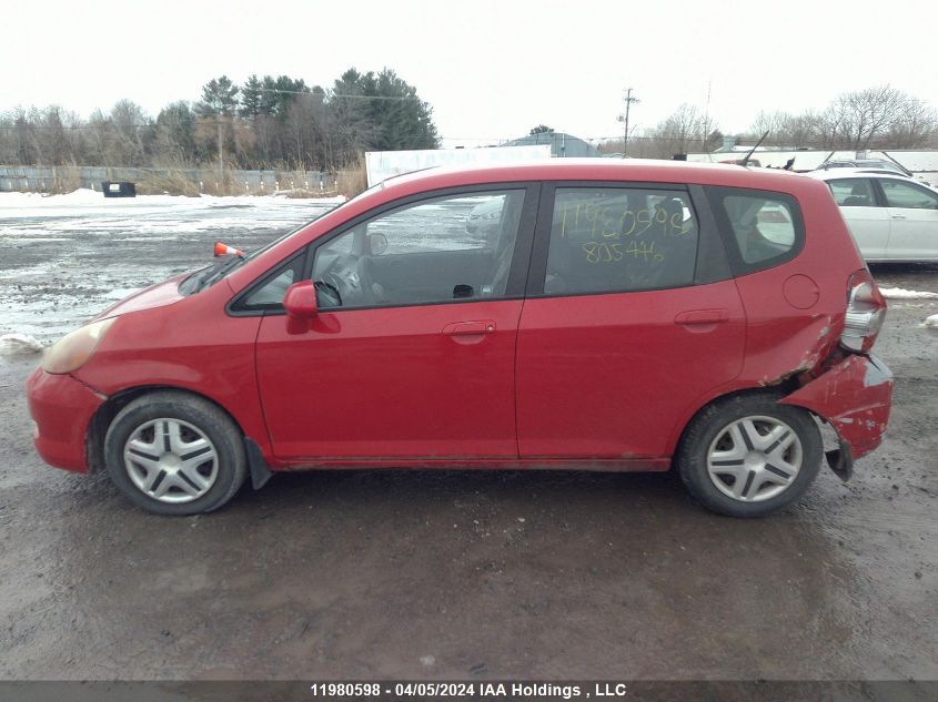 JHMGD38487S805446 2007 Honda Fit