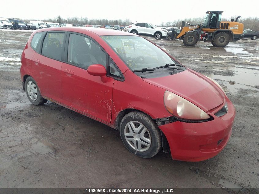 2007 Honda Fit VIN: JHMGD38487S805446 Lot: 50941804