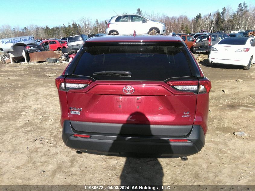 2020 Toyota Rav4 Le VIN: 2T3B1RFV3LW110053 Lot: 11980673