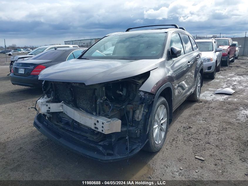 2016 Toyota Highlander VIN: 5TDDKRFH8GS351131 Lot: 11980688