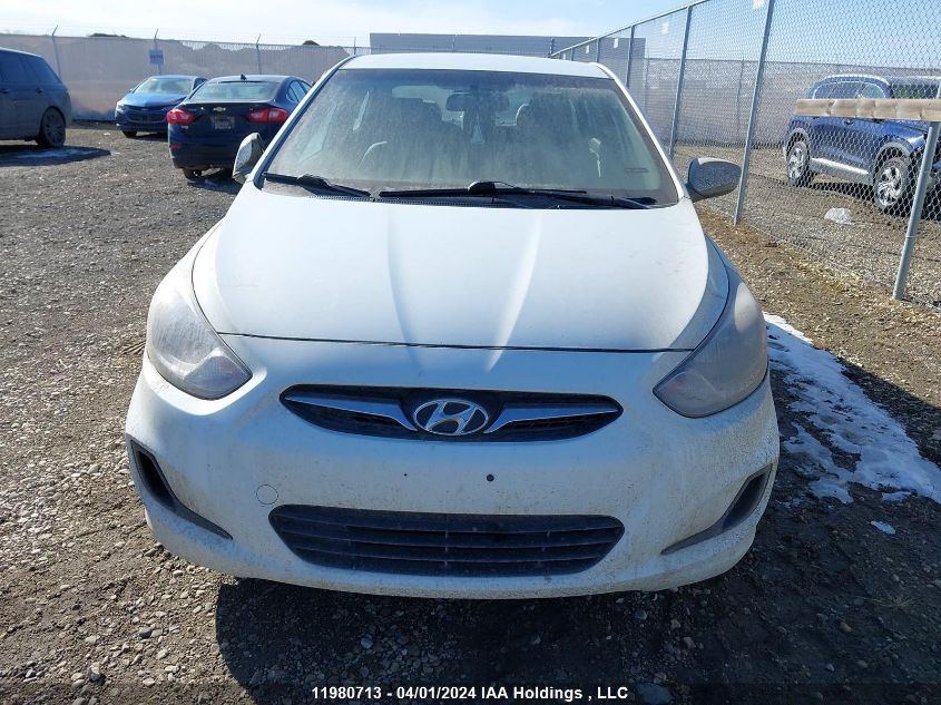 2014 Hyundai Accent Gls/Gs VIN: KMHCT4AE7EU624993 Lot: 11980713