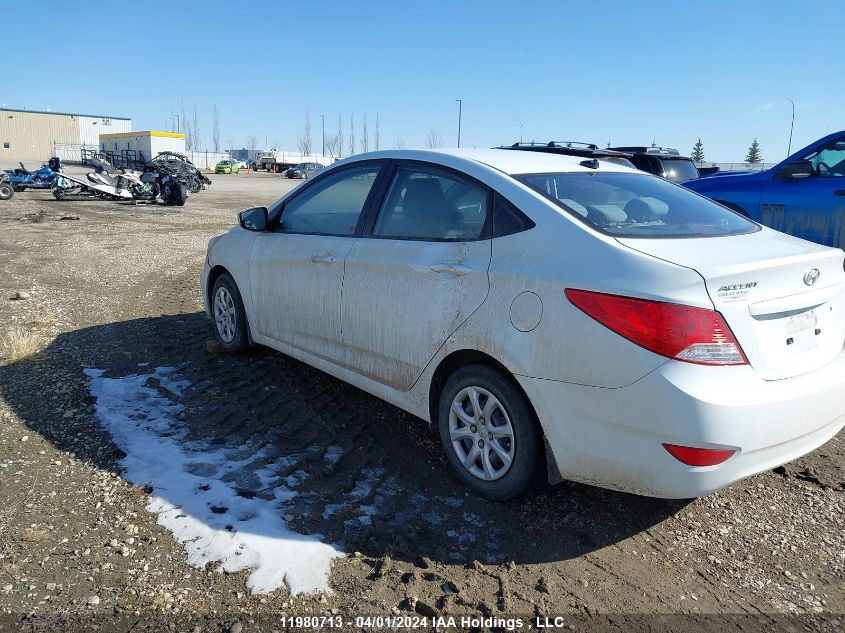 2014 Hyundai Accent Gls/Gs VIN: KMHCT4AE7EU624993 Lot: 11980713