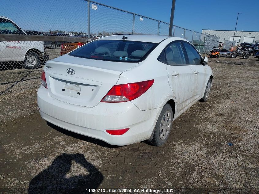 2014 Hyundai Accent Gls/Gs VIN: KMHCT4AE7EU624993 Lot: 11980713