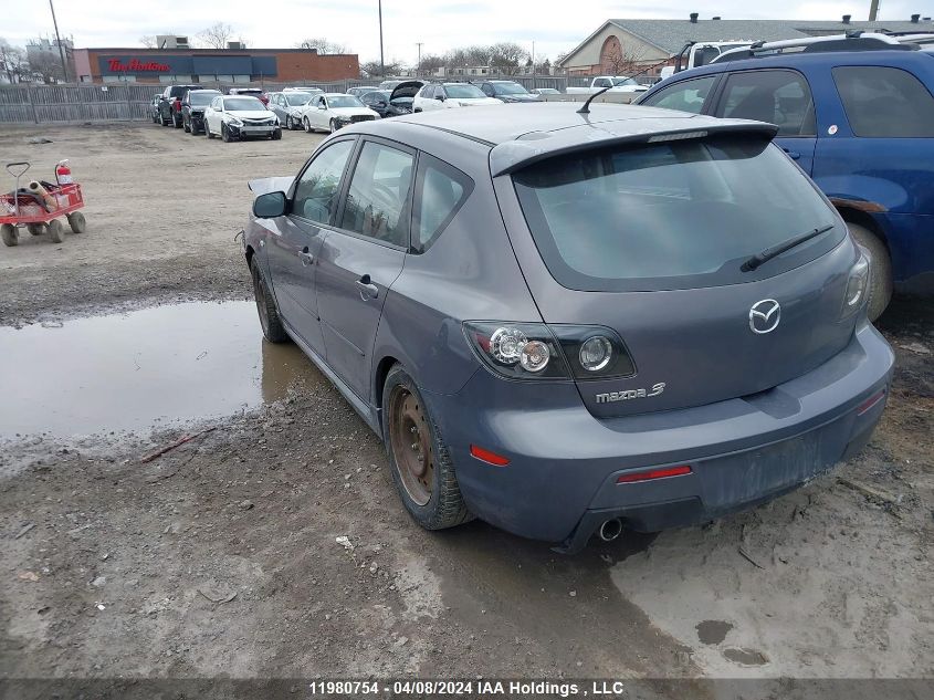 2008 Mazda 3 Hatchback VIN: JM1BK343681872343 Lot: 11980754