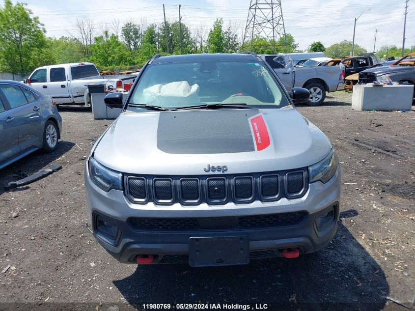 2022 Jeep Compass VIN: 3C4NJDDB2NT193378 Lot: 11980769