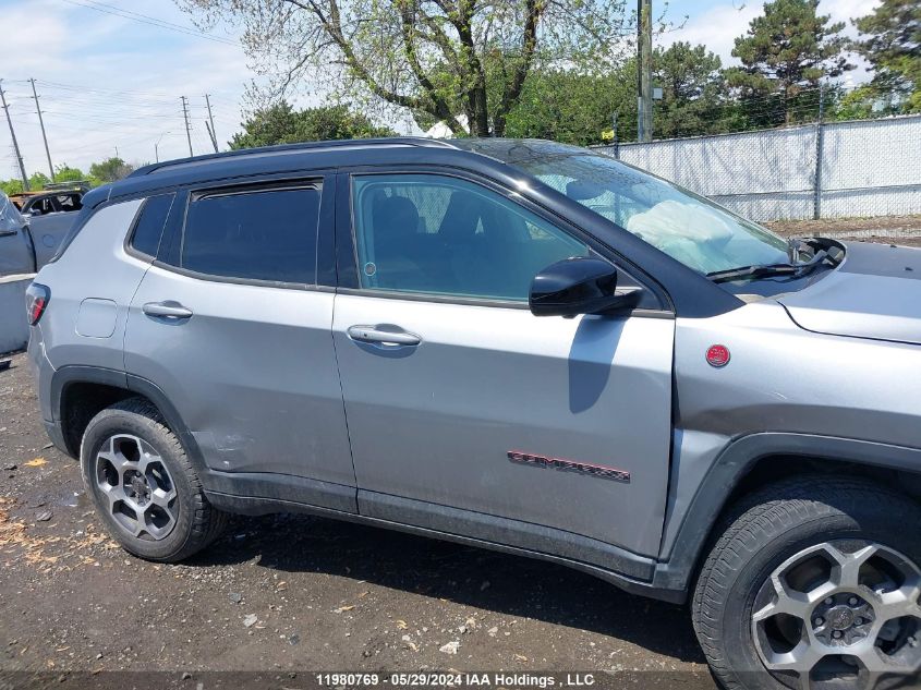 2022 Jeep Compass VIN: 3C4NJDDB2NT193378 Lot: 11980769