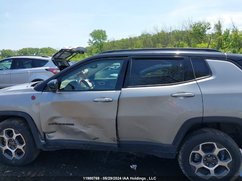 2022 Jeep Compass VIN: 3C4NJDDB2NT193378 Lot: 11980769