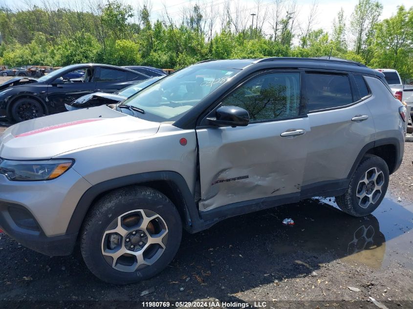 2022 Jeep Compass VIN: 3C4NJDDB2NT193378 Lot: 11980769