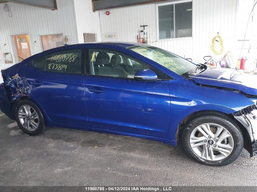 2019 Hyundai Elantra VIN: KMHD84LF9KU873819 Lot: 11980788