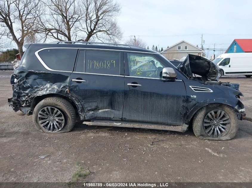 2019 Nissan Armada VIN: JN8AY2NE5K9756147 Lot: 11980789