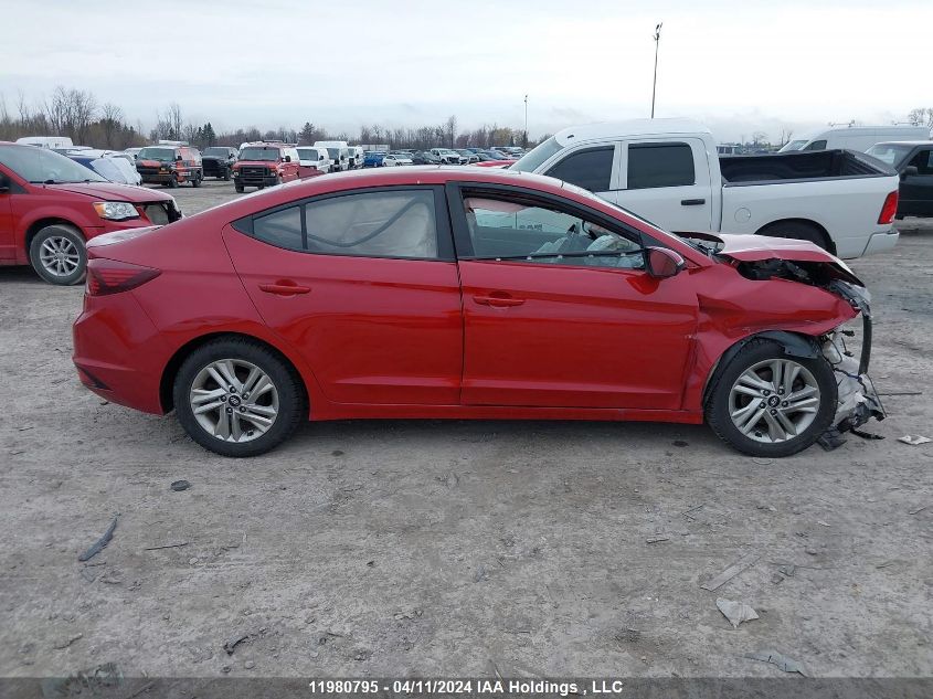 2020 Hyundai Elantra VIN: KMHD84LF0LU087117 Lot: 11980795