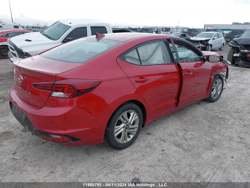 2020 Hyundai Elantra VIN: KMHD84LF0LU087117 Lot: 11980795